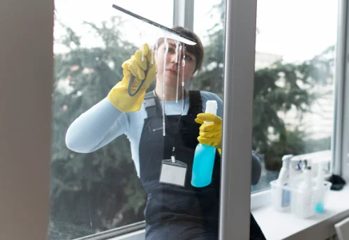Nettoyage de vitres intérieures et extérieures à Fressines